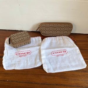 Coach Cases for Glasses & Contacts Bundle